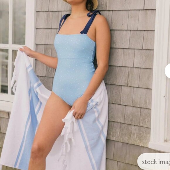 Minnow women's atlantic star tie knot one piece swimsuit small - Picture 5 of 12